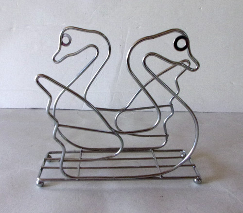 Metall serviettenhalter schwan - metall,