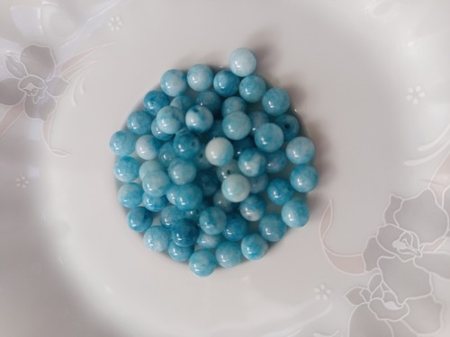 Edelstein perlen larimar - perlen, 6mm