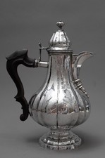 Kaffeekanne, Silber, 18