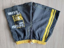 Badehose Jungen, Gr. S, Gelb/dunkelgrau