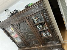 Antik vitrinenschrank - antik,