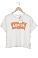 Levis T-Shirt Damen Shirt Kurzärmliges Oberteil Gr. S Baumwolle Weiß #bxzt6fv