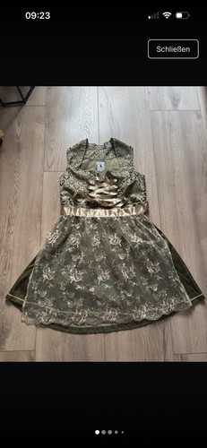Grün beiges dirndl damen - grün/beiges,