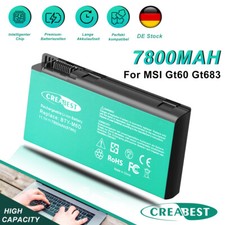 11.1V BTY-M6D Akku Für MSI GX680 GX660 GT60 GT780 GT663 GT70 Medion Erazer X6811