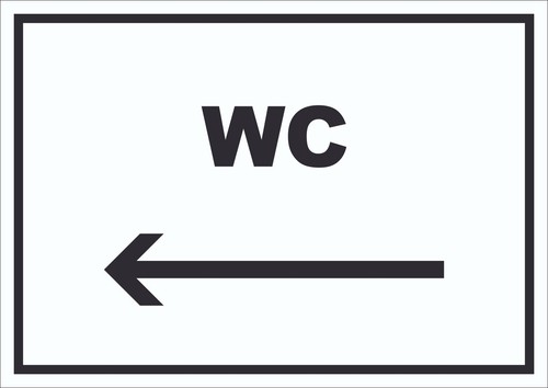 Schild mit text - text, und