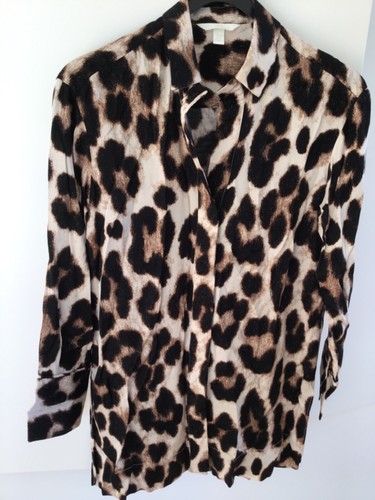 Long bluse xs leo - h&m,