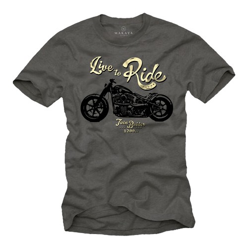 Motorrad herren shirt mit - motorrad,