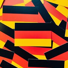 100x Deutschland Aufkleber/