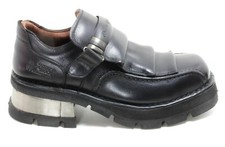 89 Stiefel Plateau Gothic Leder Boots NewRock Schnalle Planet Metall Original 44