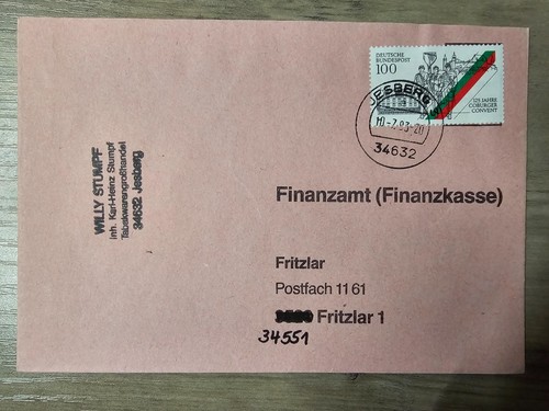 Bund brief 125 jahre - 125,