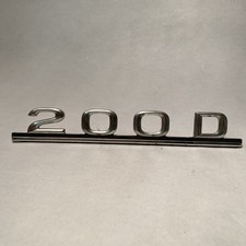 Mercedes W115 200D OM615 Heck Typschild Emblem Logo Schriftzug 1158170415 TOP