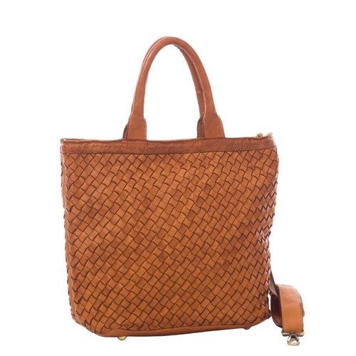 Bzna bag norma cognac italy - bzna,