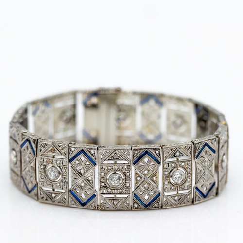 Armband 850 platin diamanten - armband,