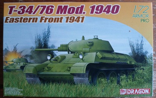 Dragon 7258 mod - t-34/76, mod.1940
