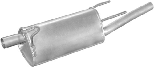 Auspuff hinten