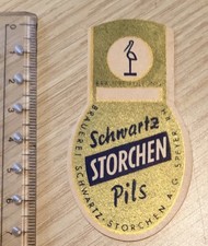 Etikett Kordel Brauerei Schwartz-Storchen-Bräu Speyer Pils