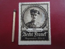 Regentenserie : Reklamemarke : Adolf  Fürst von Schaumburg - Lippe  Aecht Franck