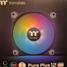 Thermaltake Pure Plus 12 RGB Gehäuselüfter mit PWM und RGB Controller - 3er Pack
