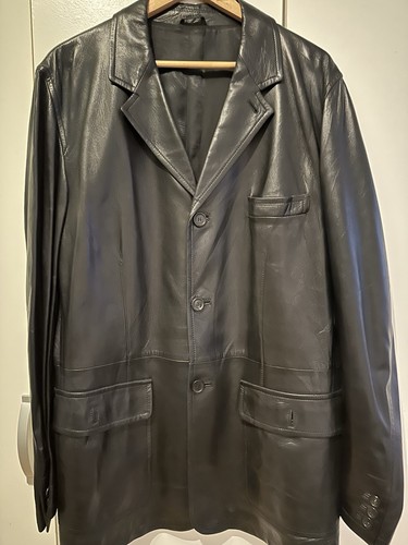 Edle leder jacke blazer - jacke, 56