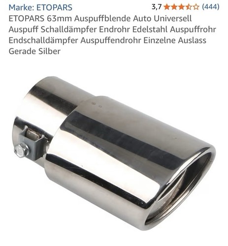 Auspuffblende mm - 63,