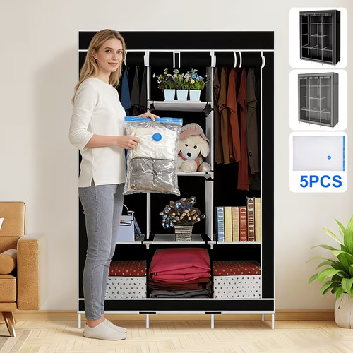 Kleiderschrank stoffschrank - kleiderschrank,