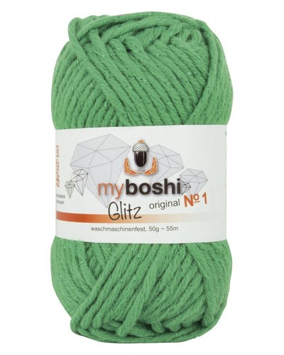 Myboshi no1 glitz - no1, malachit