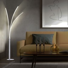 LED Design Steh Lampe Chrom