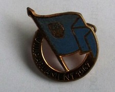 Abzeichen VIII.Parlament der FDJ 1967,Berlin,Freie Deutsche Jugend,Blauhemd,Fahn