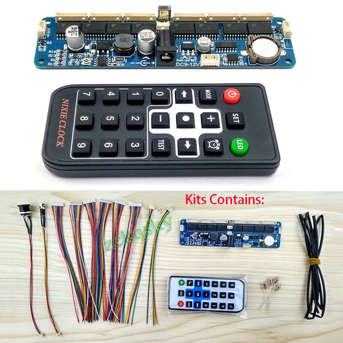 Bit nixie clock remote - 6-bit,