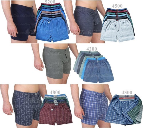 12 herren boxershorts - 3/6/9/12,