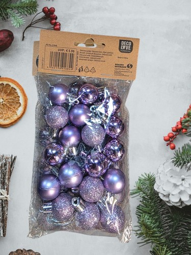 18x weihnachtskugeln cm - 2,5,