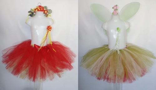 Wende tutu rot grün - tutu, rot/grün