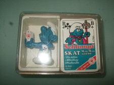 NEUWERTIG 20056 Kartenschlumpf mit ASS Kartenspiel  Schlumpf Schlümpfe