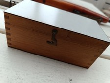 Holzschatulle Klasse und Waffe GST DDR Zentralvorstand  Diabolos Wehrerziehung 