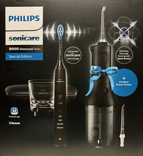 Philips Sonicare HX3866/43 Schallzahnbürste und Munddusche Power Flosser Schwarz