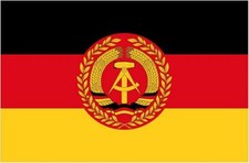 Autoaufkleber Sticker Fahne DDR - NVA Flagge Aufkleber