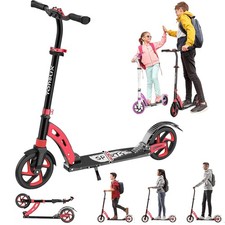 Klappbarer Roller für 6+ Jahren Kinder Scooter Erwachsene Tretroller Cityroller