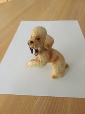 Goebel Porzellan Figur HUND / PUDEL Vintage West Germany Dog Figurine