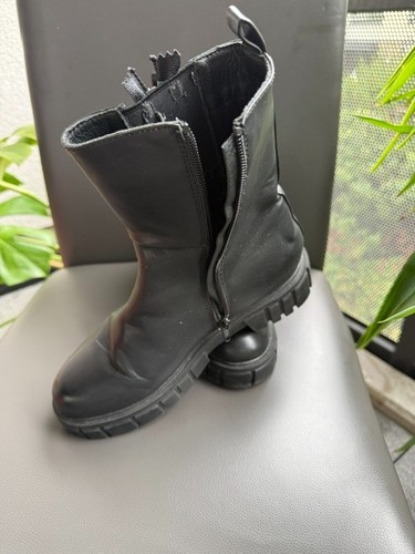 Schwarze damenstiefeletten aus - schwarze,