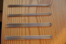 Konvolut Nadelspiele 20cm, aus Metall 2,0mm - 2,25mm - 2,5mm - 3,0mm