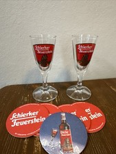 Schierker Feuerstein Gläser Schnaps mit Deckeln 2er Set 