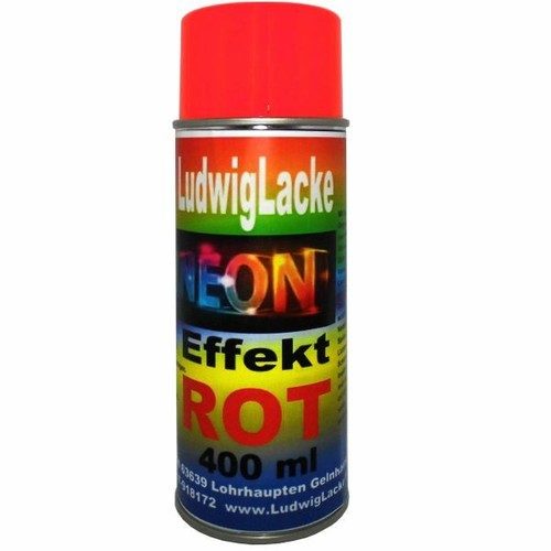 Neonlack spraydose rot - 1,
