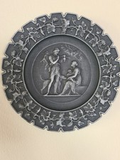 4er Set Gusseisen Wandteller