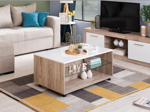 Couchtisch becej grey oak - becej,