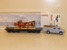 Märklin H0: 48007 Museumswagen 2007 Schwerlastwagen+ LKW, DB, Strassacker", OVP