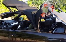 Original BMW E46 Cabrio Verdeck Fensterführung hinten/Dichtung 54318229833