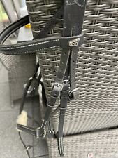 USG Trense Mexikanische Trense Halfter schwarz mit Stickerei neuwertig