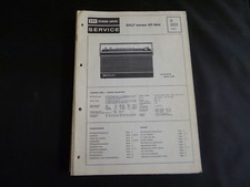 Original Service Manual  ITT Schaub Lorenz Golf europa 101 Netz