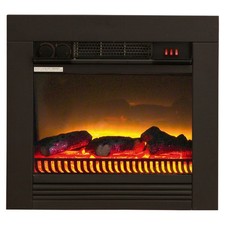 Classic Fire Elektrokamin, Einbaukamin Chicago, mit Heizung und Thermostat