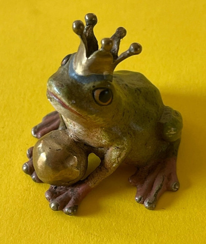 Alte bronze figur - alte, tier